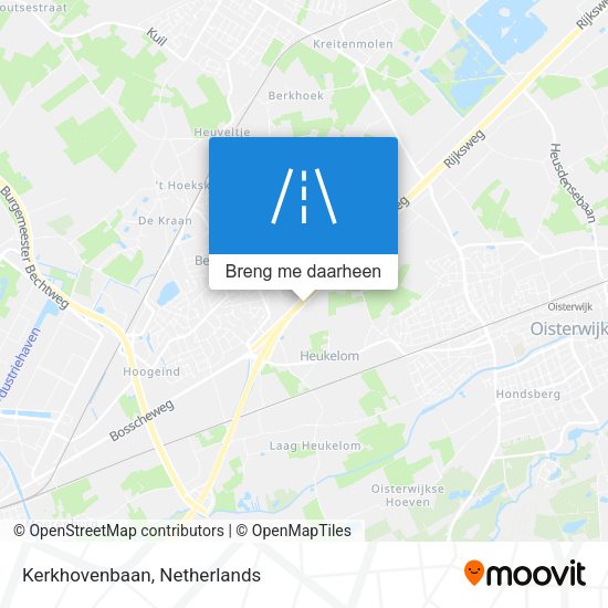 Kerkhovenbaan kaart