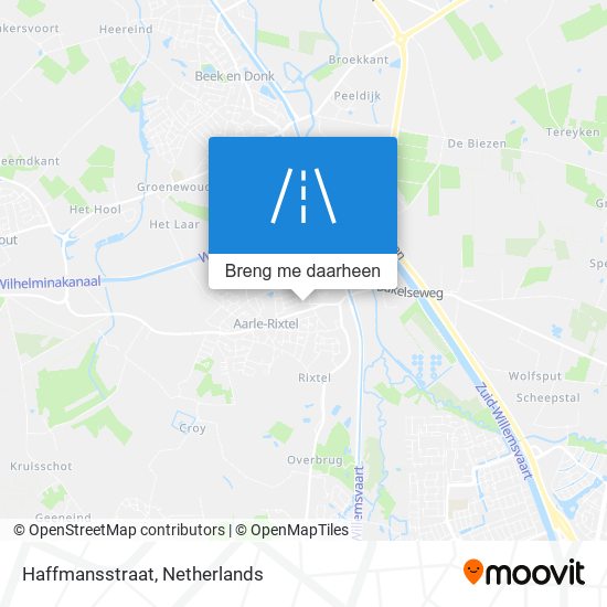 Haffmansstraat kaart
