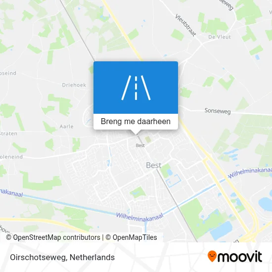 Oirschotseweg kaart