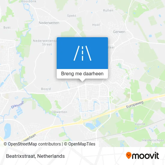 Beatrixstraat kaart