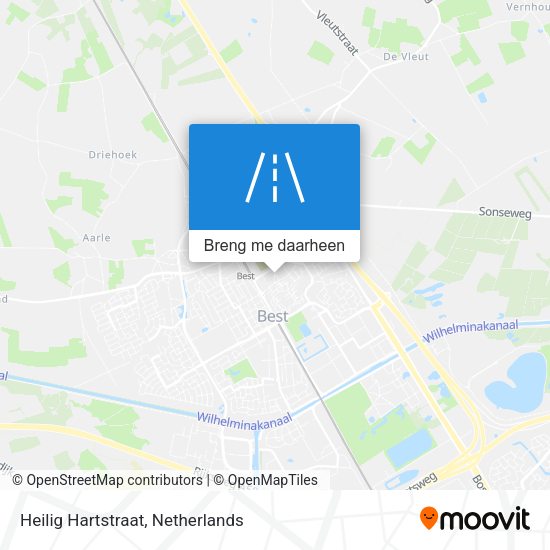 Heilig Hartstraat kaart