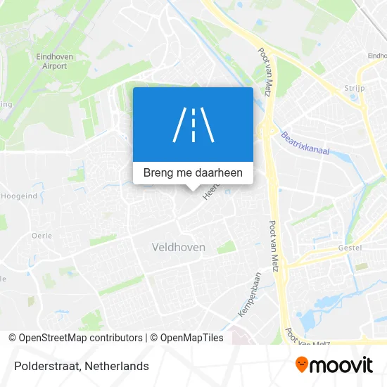 Polderstraat kaart