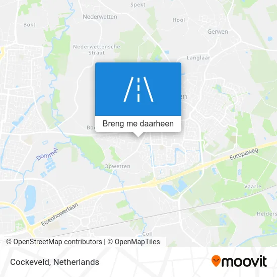 Cockeveld kaart
