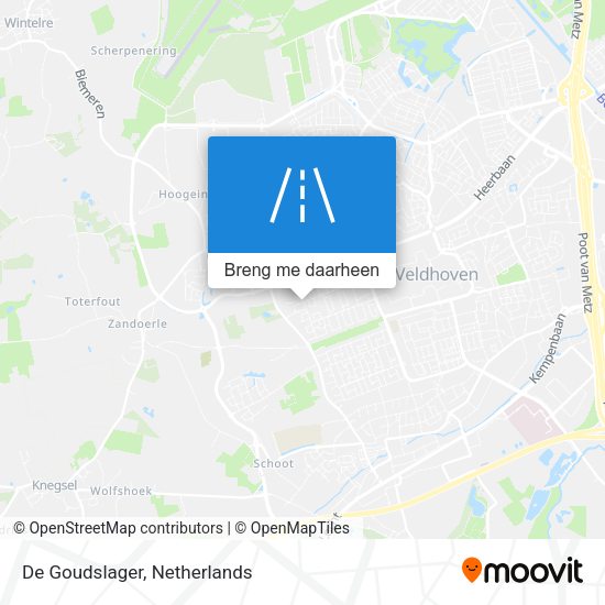 De Goudslager kaart