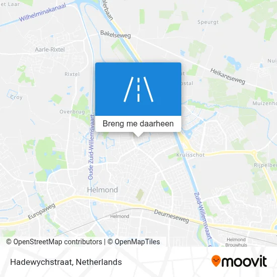 Hadewychstraat kaart