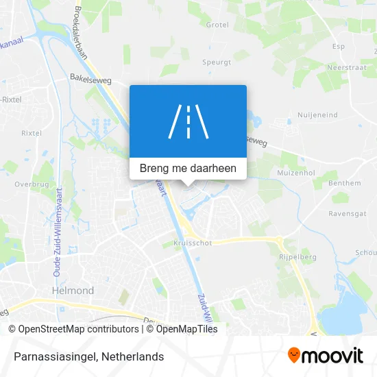 Parnassiasingel kaart