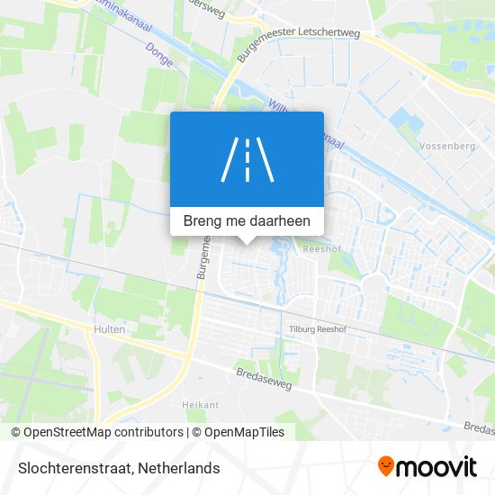 Slochterenstraat kaart