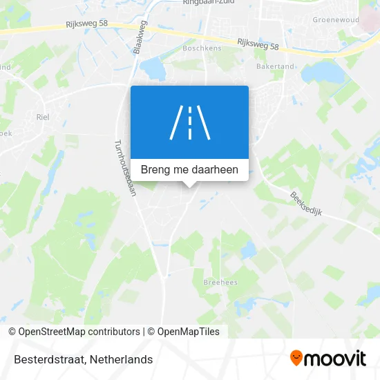 Besterdstraat kaart