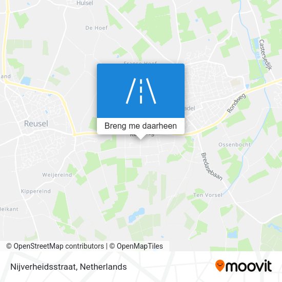 Nijverheidsstraat kaart