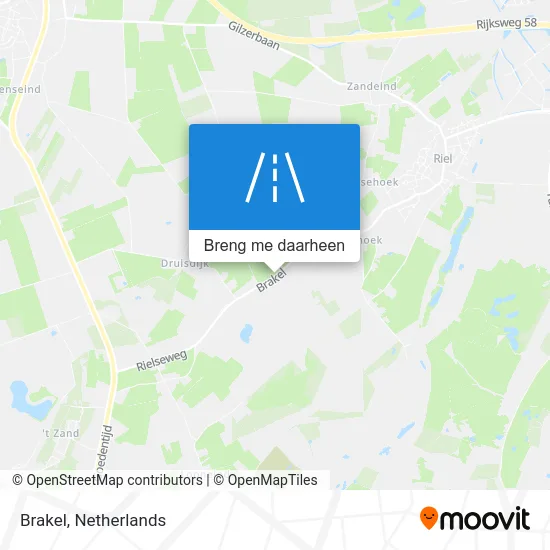 Brakel kaart