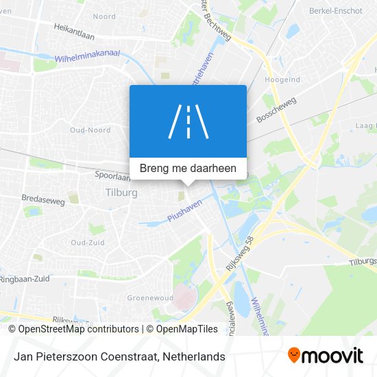 Jan Pieterszoon Coenstraat kaart