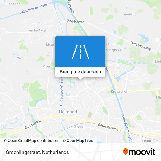 Groenlingstraat kaart