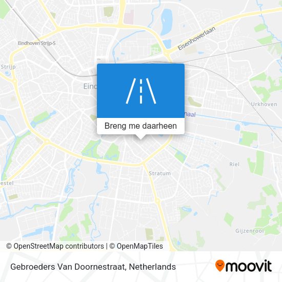 Gebroeders Van Doornestraat kaart
