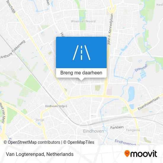 Van Logterenpad kaart