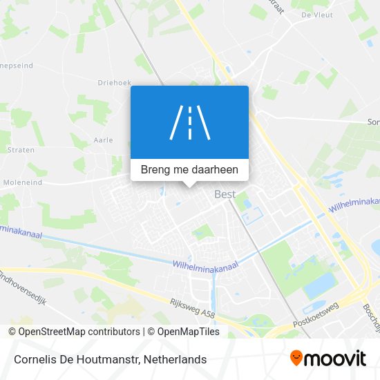 Cornelis De Houtmanstr kaart