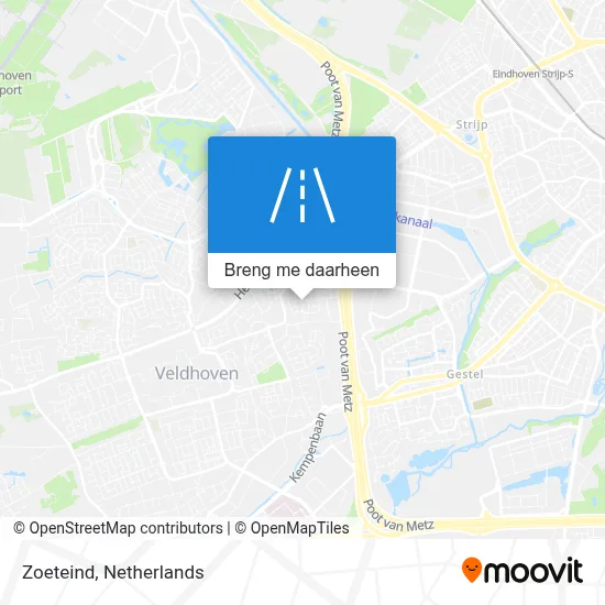 Zoeteind kaart