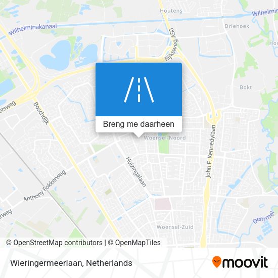 Wieringermeerlaan kaart
