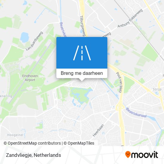 Zandvliegje kaart