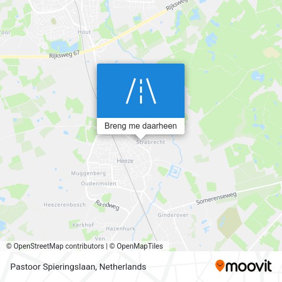 Pastoor Spieringslaan kaart