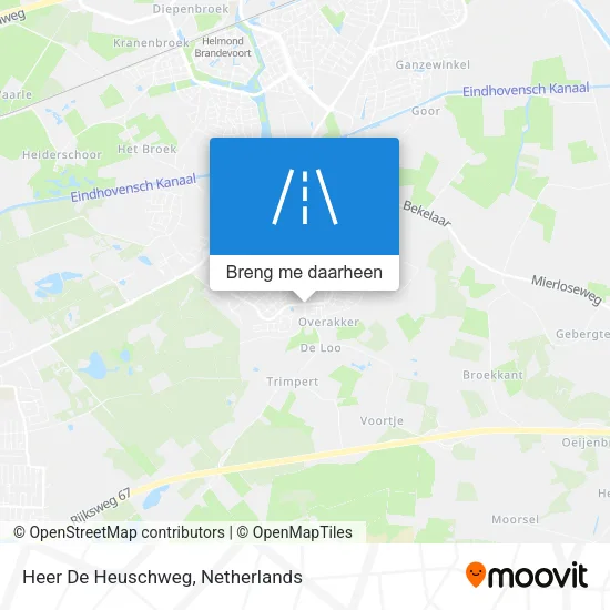 Heer De Heuschweg kaart