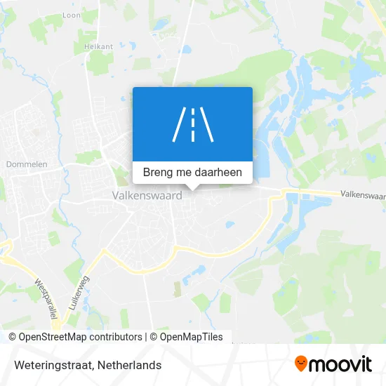 Weteringstraat kaart