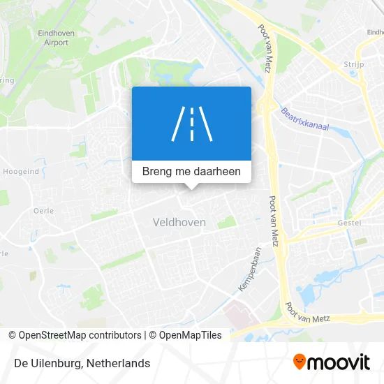 De Uilenburg kaart