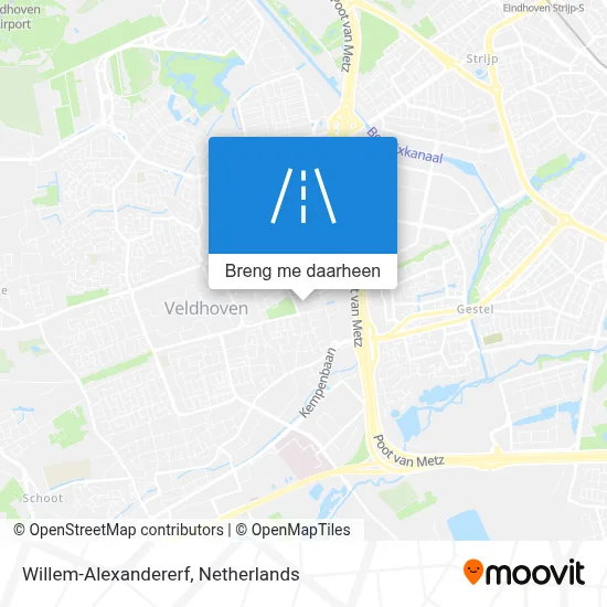 Willem-Alexandererf kaart