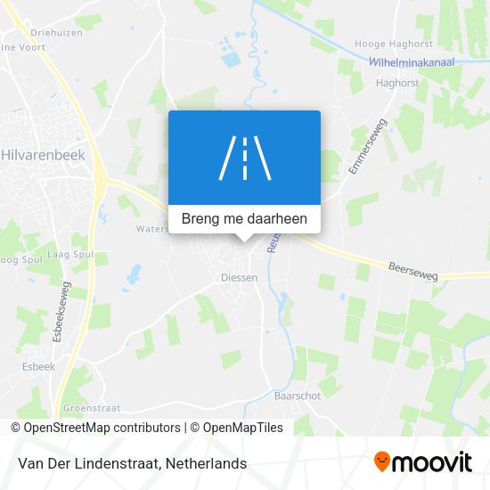 Van Der Lindenstraat kaart