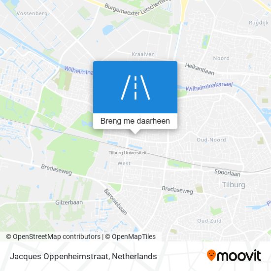 Jacques Oppenheimstraat kaart