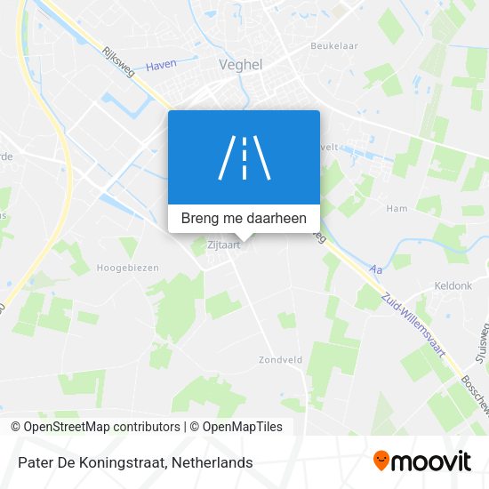 Pater De Koningstraat kaart
