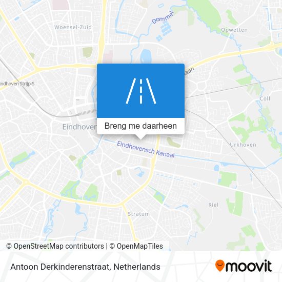Antoon Derkinderenstraat kaart