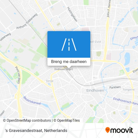 's Gravesandestraat kaart