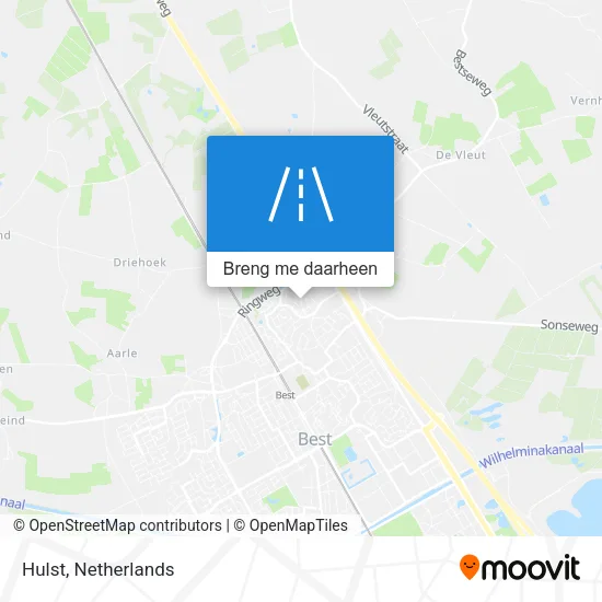 Hulst kaart