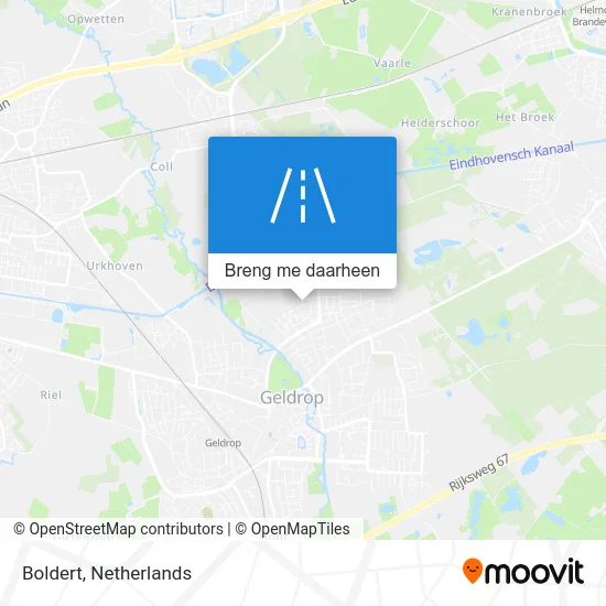 Boldert kaart