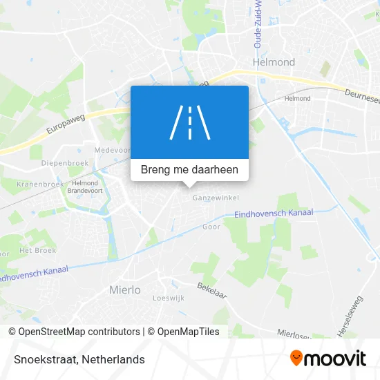 Snoekstraat kaart