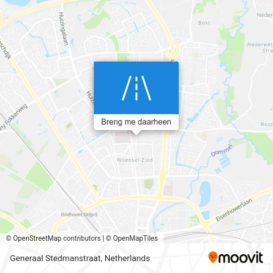 Generaal Stedmanstraat kaart