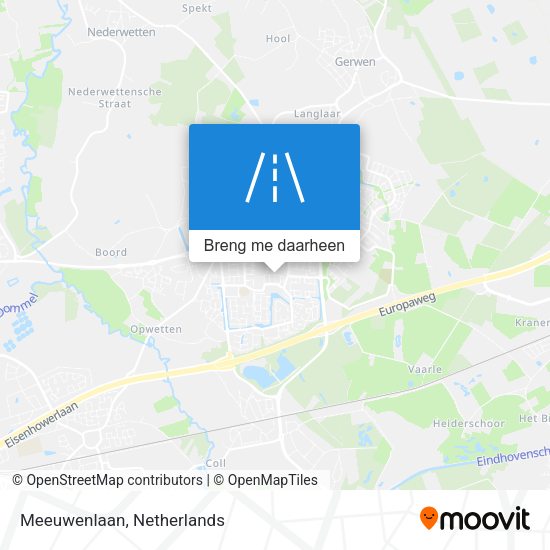 Meeuwenlaan kaart