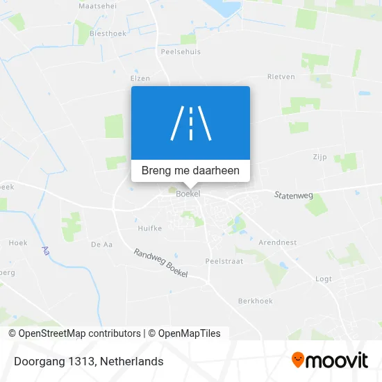 Doorgang 1313 kaart