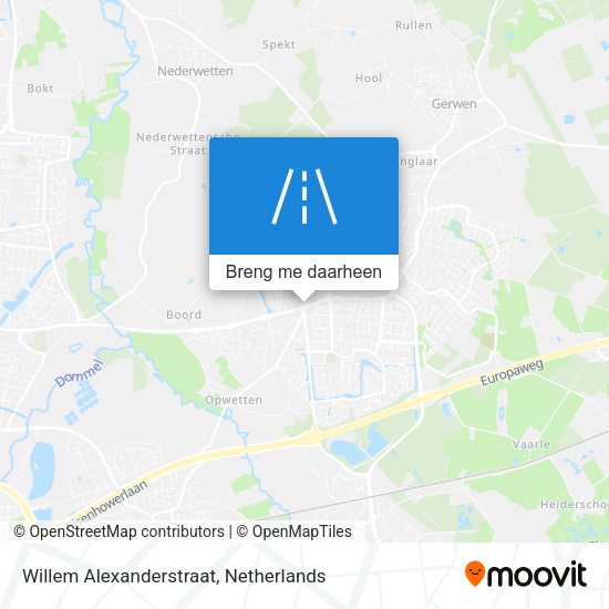 Willem Alexanderstraat kaart