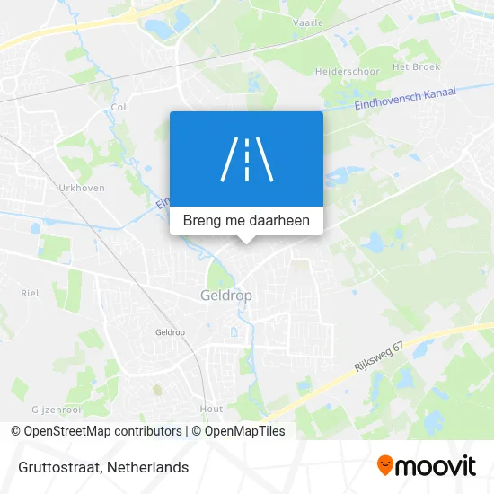 Gruttostraat kaart