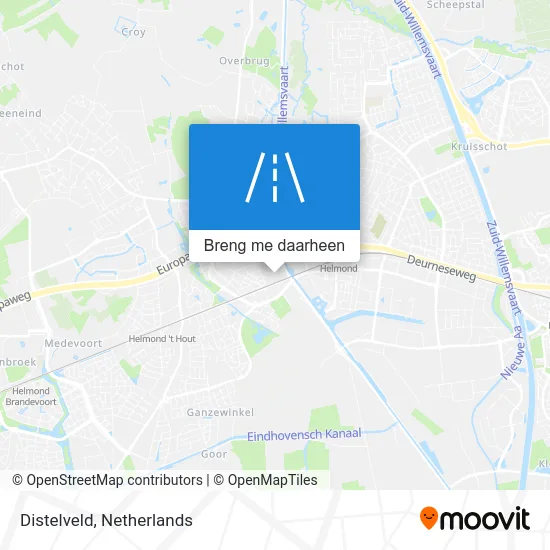 Distelveld kaart