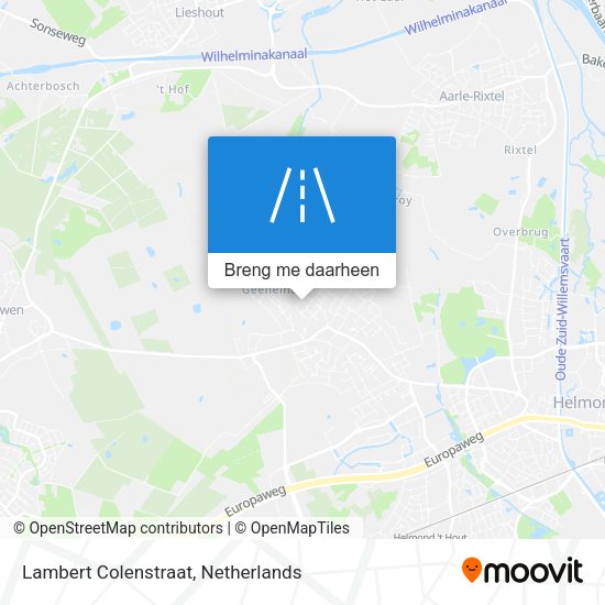Lambert Colenstraat kaart