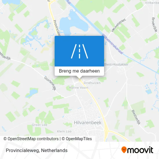 Provincialeweg kaart