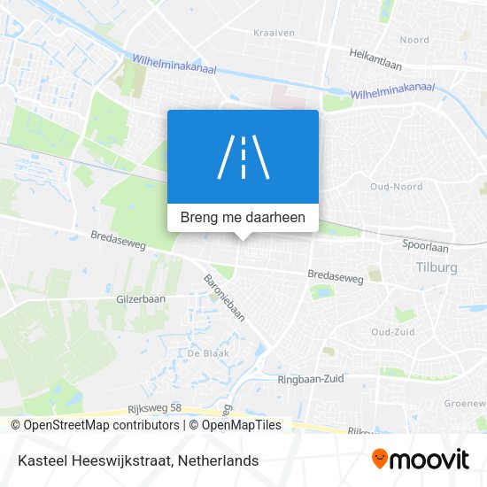 Kasteel Heeswijkstraat kaart