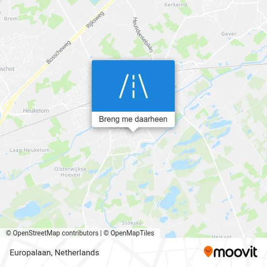 Europalaan kaart