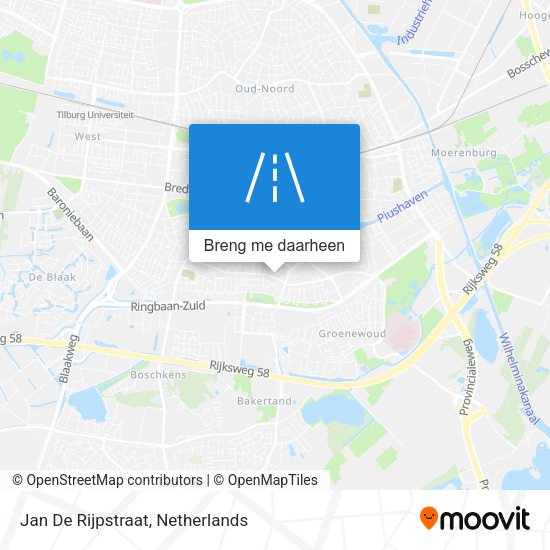 Jan De Rijpstraat kaart
