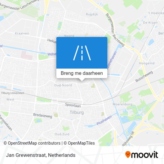 Jan Grewenstraat kaart