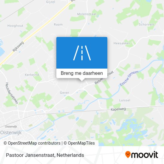 Pastoor Jansenstraat kaart