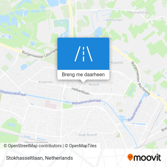 Stokhasseltlaan kaart