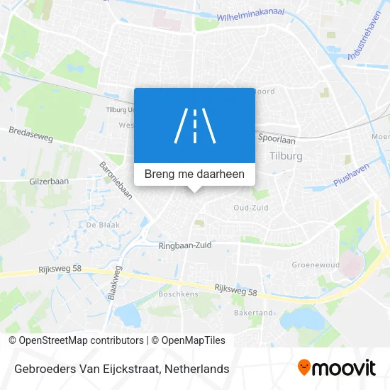 Gebroeders Van Eijckstraat kaart